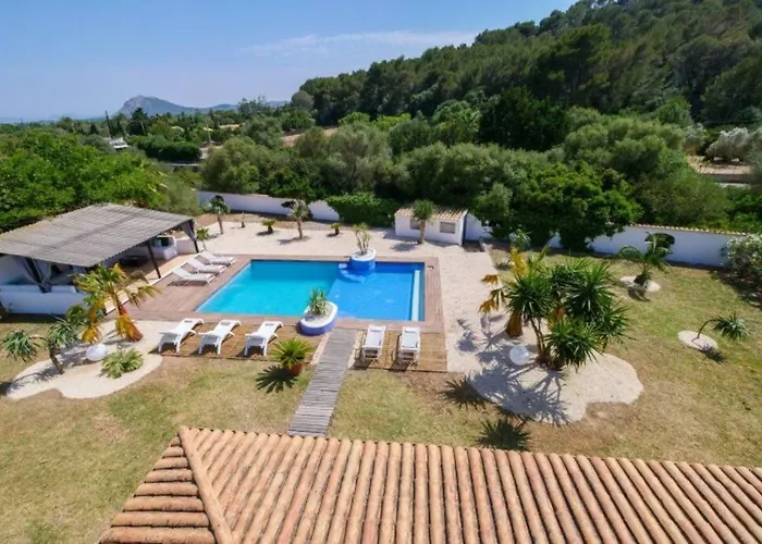 Ferienhaus Traumfinca Pintxito, Strandnah, Xxl Pool, Klima, Schnelles Wifi, Gym,tischtennis, Volleyball